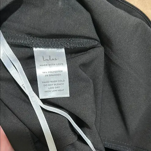 NWT Lulus Size Small Black Dress Pants Relaxed Fit