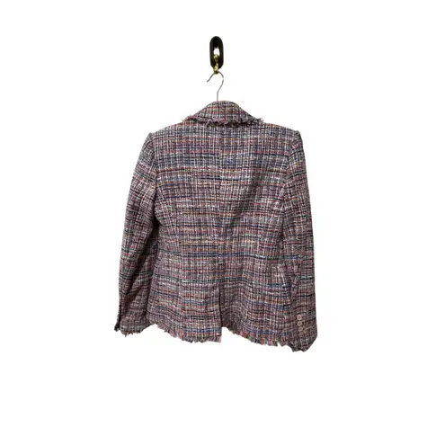 Veronica Beard Theron Double-Breasted Tweed Blazer Size 2