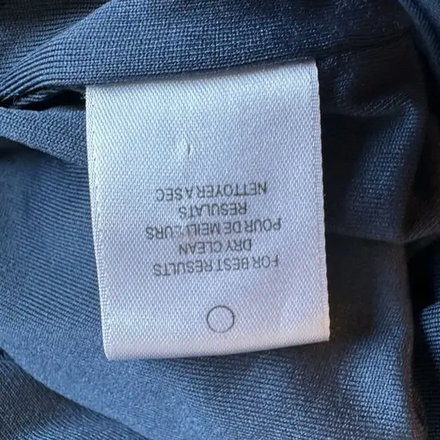 Halston Heritage One Shoulder Draped Ruched Mini Cocktail Dress XS Holiday Party