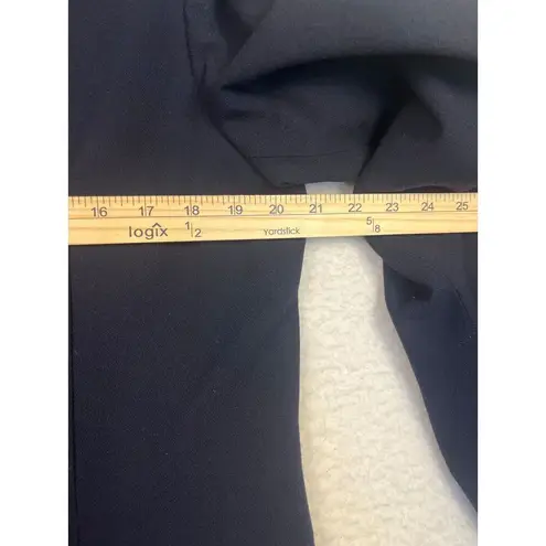 Vintage Lord & Taylor Women Embroidered Wool Blazer Knot buttons Size 14 Black