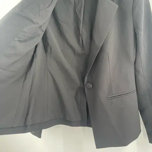 Boston Proper NEW Blazer Size 4 Black NWOT Spandex Blend Stretch Business Casual