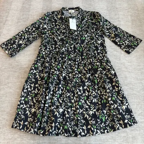 Tuckernuck Verdant Iris Royal Shirt Dress Size S Pockets NWT New