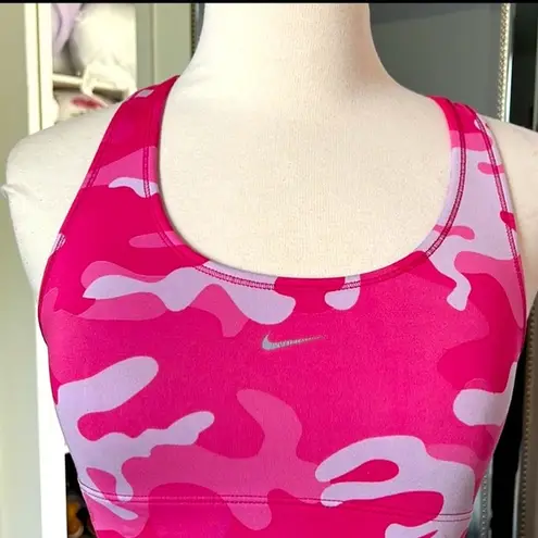 Nike  FIT/DRY PINK CAMO SPORTS BRA