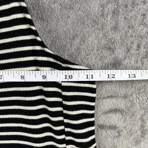 Brandy Melville  Abigail Dress Women’s One Size Black White Striped Bodycon Mini