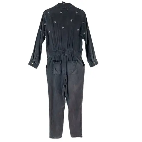 Vintage Havana Grey Star Jumpsuit Coveralls size Small NEW