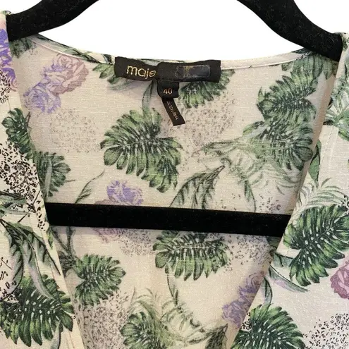 Maje Romantica Floral Print Midi Dress Size 40