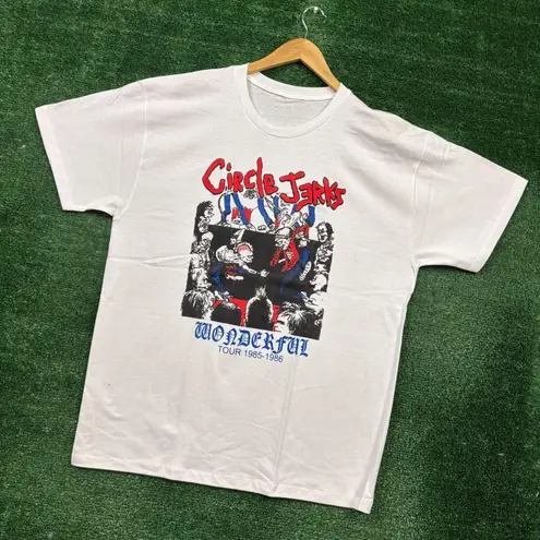 Circle Jerks Wonderful Tour Hardcore Punk Band T-Shirt Size Extra Large