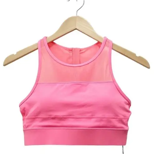 Zyia NWT Active Hot Coral Pink All Star Sports Bra One More Rep Size Small NEW
