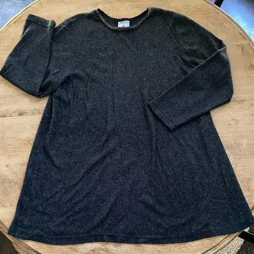 Kathy Ireland Vintage Maternity Women’s Sz S Slate Gray Long Sleeve Pullover