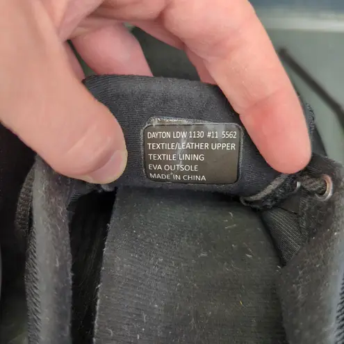 Abeo Maxlite Dayton Black Textile Leather Upper Walking Shoes Womens Size 11