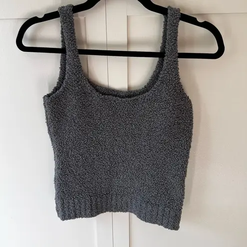 SKIMS Women’s Cozy Knit Tank Top Gray Size S/M