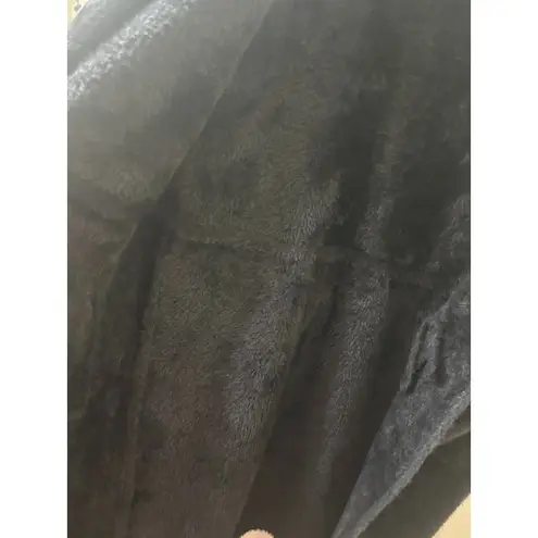 J. McLaughlin SOFT BLACK Button Front Stadium Coat Size M Trench