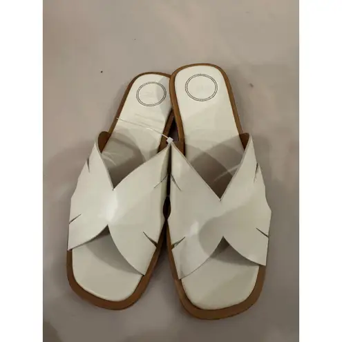 Chloé Lucille White Leather Sandals - Women's Size 11