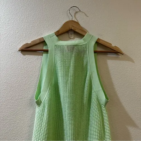 Solid & Striped The Carson Dress Mesh Swim Cover Up in Pistachio Size Small