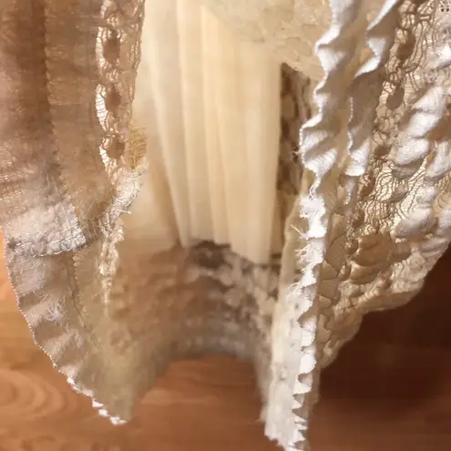 Sophie Max XL Jr. Long Sleeves Ivory Lace dress