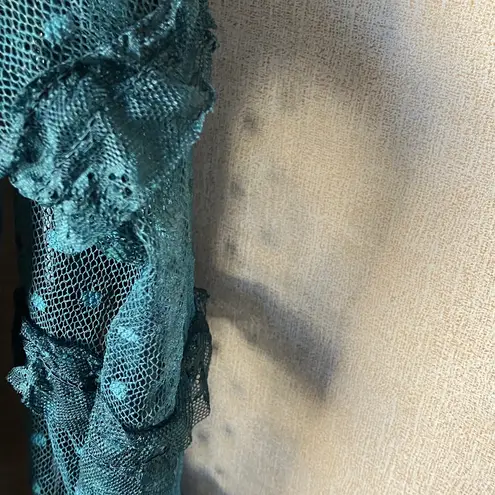 Free People  Deep Teal Knit Top large