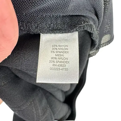 Christopher & Banks Signature Slimming Black Plaid Straight Leg Stretchy Pant XL