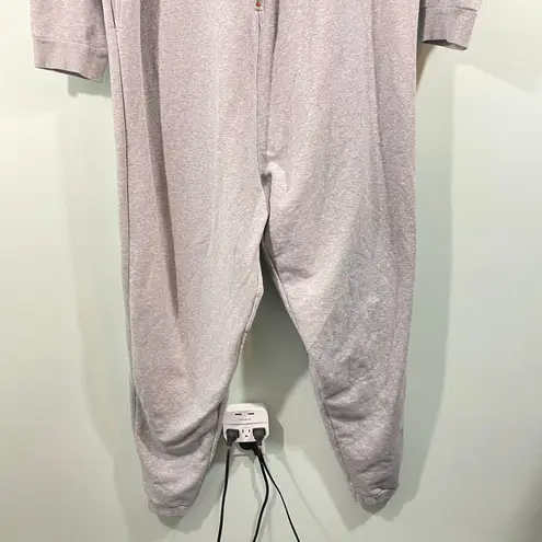Savage X Fenty Women Grey Showgirl Hoodie One Piece Jumpsuit Size 3X