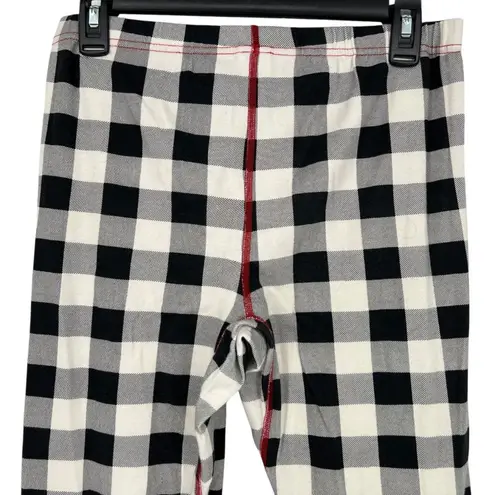 Hanna Andersson Buffalo Plaid Check Organic Cotton Pajama Set Black White Medium