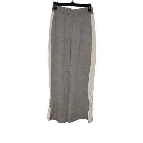 Bailey44 Bailey/44 Women's Grey White Wide Leg Pull On Pants Ultra Soft Size Small #E8-5