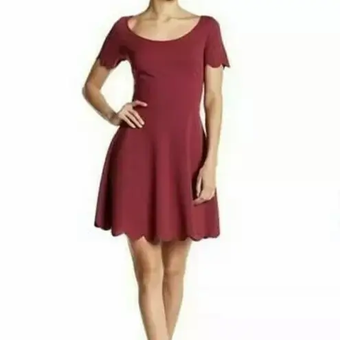 The Vanity Room Dress Scallop Hem