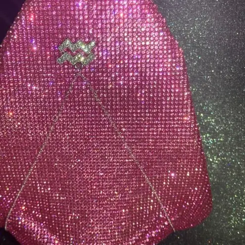 Boutique Sterling Silver 925 Aquarius Zodiac Sign Necklace January February Bling Bedazzled Shine