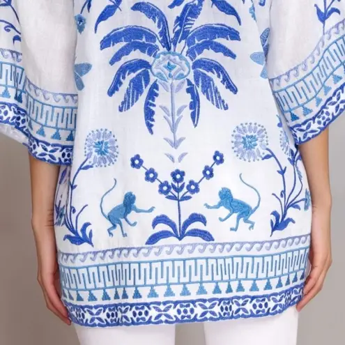 Johnny Was heavily embroidered Terra Kimono Jacket NWT