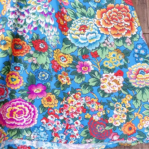 Perseverance London • Elysian Day Liberty Maxi Dress gown floral wrap Size 6