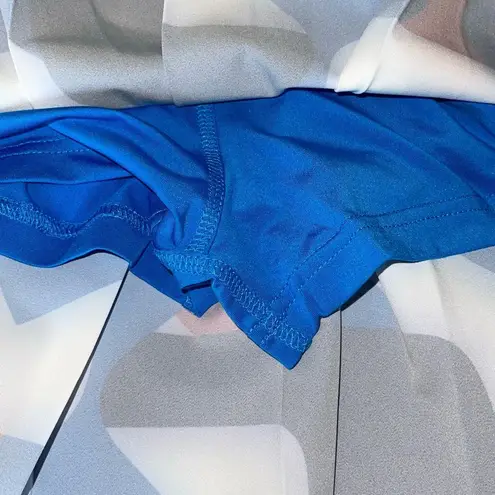 J. Lindeberg Womens Pleated Adina Print Golf Skirt Brilliant Blue Size XS NWT