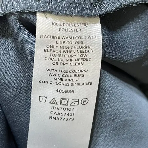 Loft Outlet Wide Leg Jumpsuit Slate Blue Sleeveless Size 6 Cropped