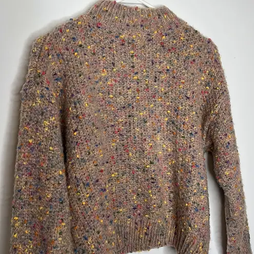 Harper Heritage Colorful Speckled Cable knit Boxy Chunky Sweater