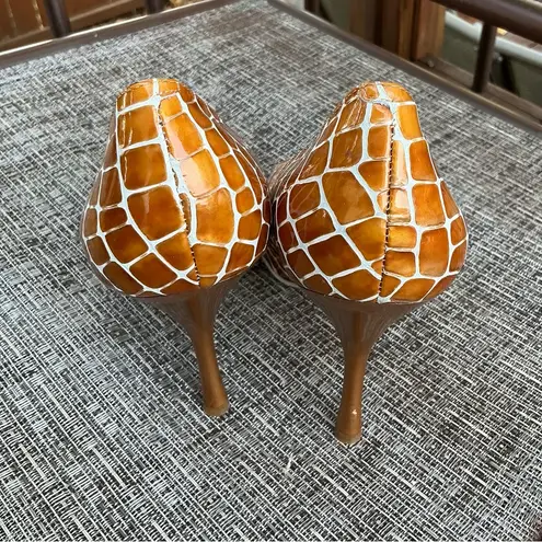 Enzo Angiolini Dressy open toe pumps 🤎💛🤎