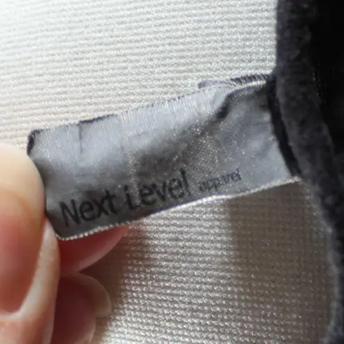 Next Level Apparel Edgy Athletic Athleisure Racerback Tank Top Anatomical Heart Soft Black