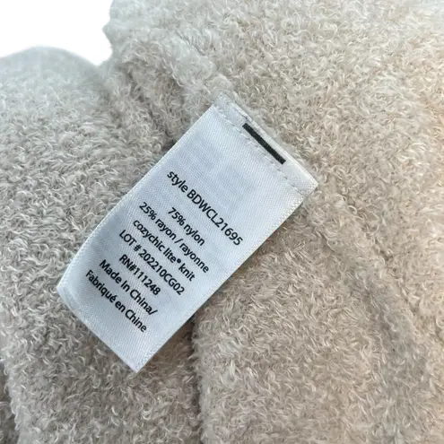 Barefoot Dreams CozyChic Lite Cardigan Ribbed Edge Cream Ivory Size Large