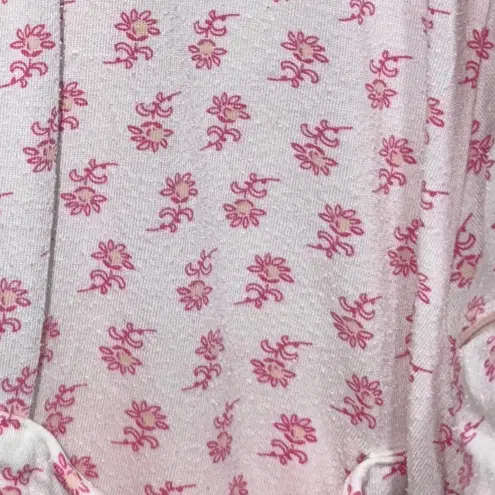 Eberjay Eberjey block print pajamas set floral short sleeve button down top pants modal thumbnail 5