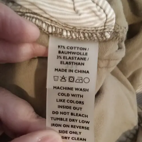 Peruvian Connection Womens Velvet Skinny Leg Classic Capsule Cotton Size 6