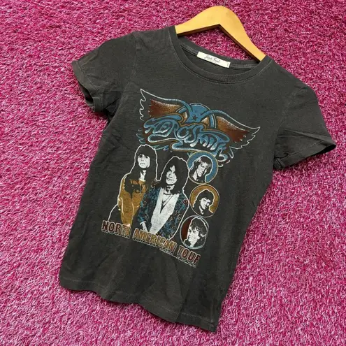 Aerosmith North American Rock Tour Poster Womens Tee L