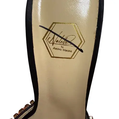 Nalebe by Amina Means Black Platform Mesh Size 9.5