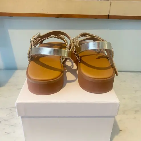 See By Chloe NEW See by Chloé Sansa Woven Strap Platform Sandals Size 7.5