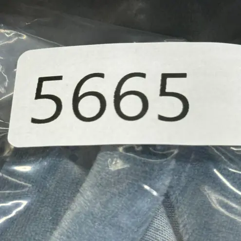 Michael Stars Michael Stars Shirt Womens Small Blue Velour Sweatshirt Crop Casual Streetwear