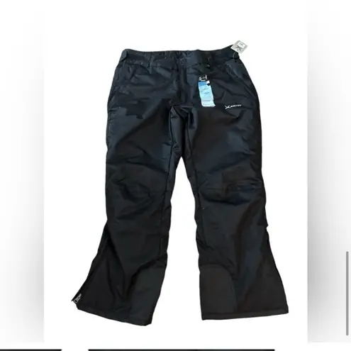 Arctix Women's Insulated Snow Pants Black 1X Winter Casual