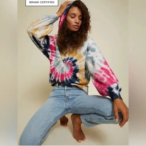 Nation Ltd Maris Cropped Sweatshirt, NWT, 100% Peruvian Cotton, Medium