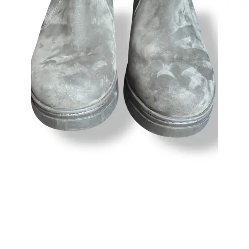 Vionic Uptown Sur Dark Khaki Nubuck Waterproof Platform Ankle Boots Size 8 Comfy