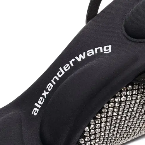 Alexander Wang Dahlia crystal-embellished wedge 105mm sandals