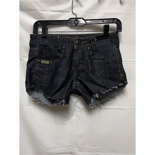 Tyler Skye Shorts Women's Size 25 Blue London Straight Cut Offs BLS