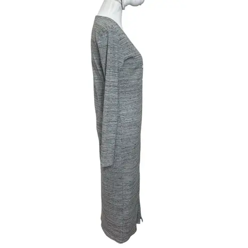 Hatch The Harper Cardigan Dress Gray Ribbed Sweater Women’s Size 1 US Small