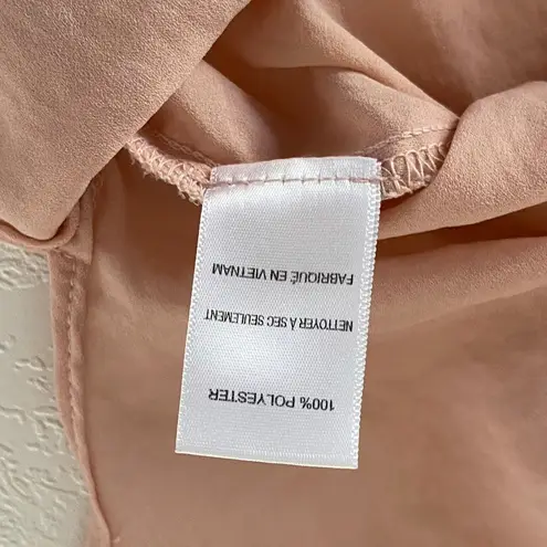 ASTR  the Label Blush Draped Sleeveless High-Low Tank Top Women’s Medium Sheer La - Image 7