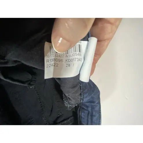 Mavi Jeans Ankle Dark Wash Mid Rise Skinny Leg Women's Size 28 Comfort Stretch Blue