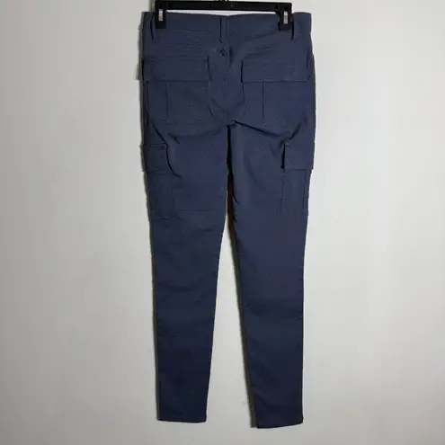 prAna Meme Cargo Printed Skinny Leg Pants Women's 6 Gray Hiking Outdoor NWOT