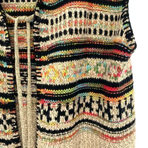 JODIFL Southwestern Boho Colorful Long Knit Sweater Vest Cardigan